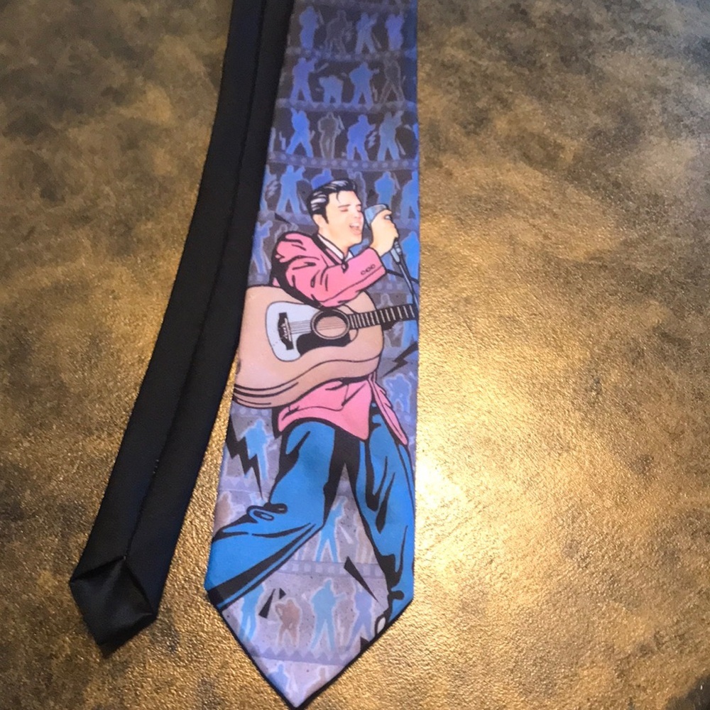 Vintage 1993 Ralph Marlin Elvis Presley “Jailhouse” classic novelty necktie